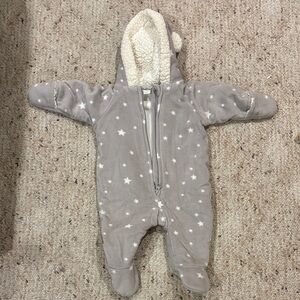 Old Navy Gray Starry Kids Footie